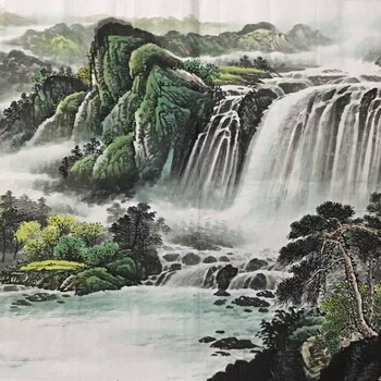 国画名家墨轩济南国画客厅画办公室挂画风水画，画师，货到付款