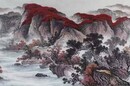 陕西西安哪有卖和定制名家字画，国画客厅画山水画的?墨轩专业纯手绘精品订制，货到付款