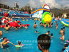 重庆夏日清爽水上乐园设备租凭水上龙头划船出租