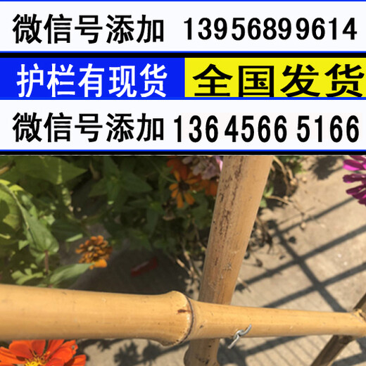 九江市共青城市赠立柱塑钢草坪护栏质量