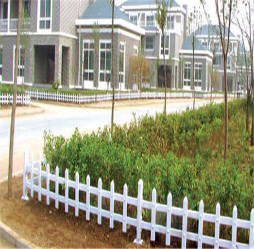 固始县庭院栅栏绿化栏杆塑钢pvc护栏围栏厂商