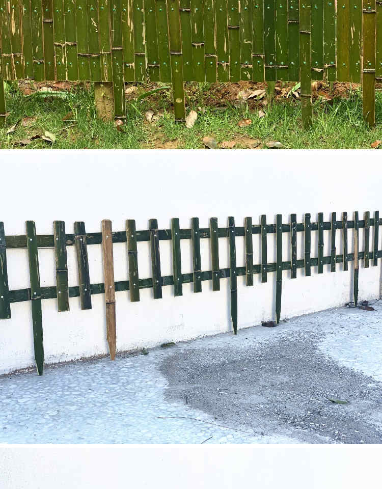 漯河源汇pvc草坪护栏 竹篱笆 塑钢护栏栅栏围栏（中闻资讯）