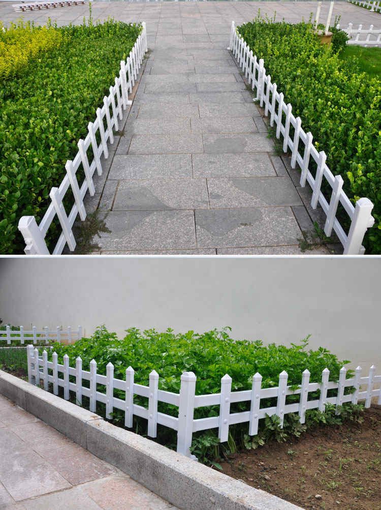 南阳宛城竹篱笆绿化带花园栏杆pvc护栏（中闻资讯）