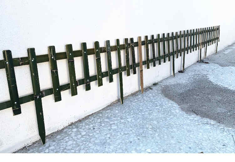 天等竹篱笆 pvc护栏绿化栏杆（中闻资讯）