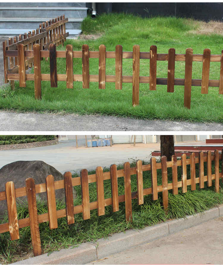 丽水龙泉pvc草坪护栏 竹篱笆 塑钢护栏防腐木花园木围栏（中闻资讯）