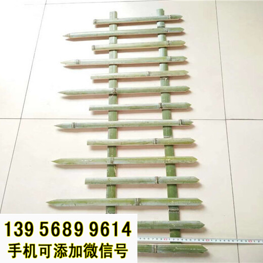 撫州市竹籬笆竹子護(hù)欄pvc圍擋草坪護(hù)欄（中聞資訊）