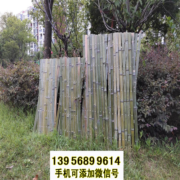 宁波余姚pvc护栏围栏绿化铁艺栅栏竹篱笆 草坪护栏绿化栏杆围栏
