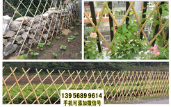 临泉竹围栏花园围栏竹篱笆pvc护栏竹栅栏图片2