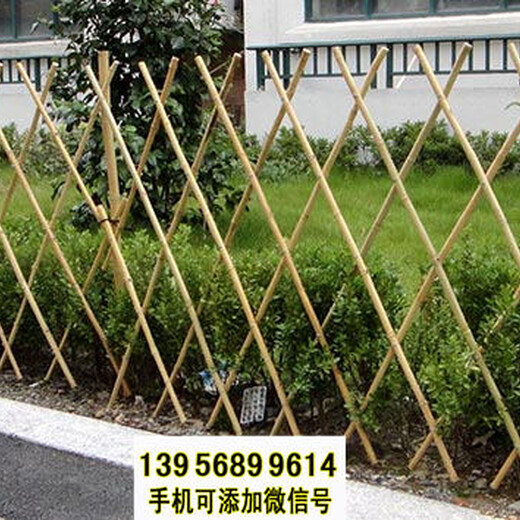 温州市仿竹围栏碳化木护栏仿竹篱笆pvc护栏
