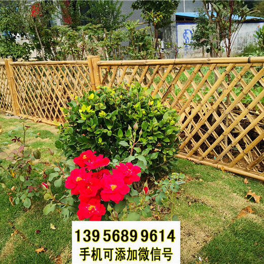 泰州海陵区pvc护栏花池白色塑料竹篱笆草坪护栏塑钢围栏