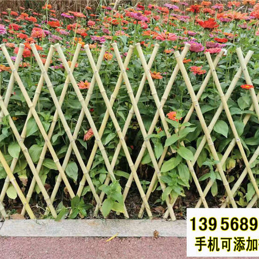 赣州石城竹篱笆碳化竹围栏竹护栏竹护栏