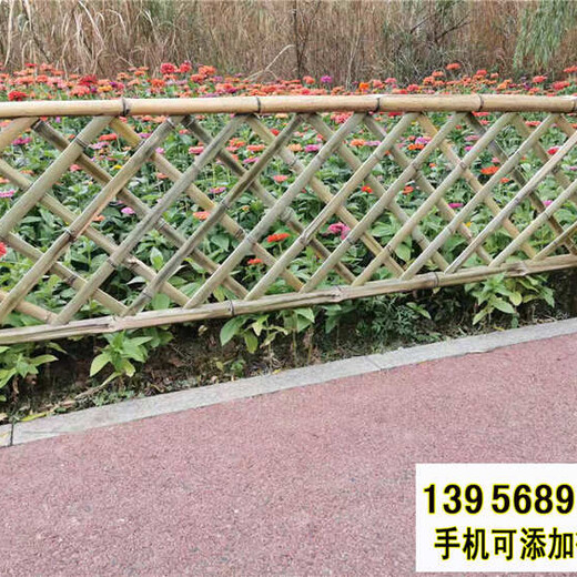 沧州渤海新区pvc护栏庭院花园围栏竹篱笆草坪护栏学校医院护栏
