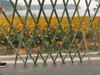 果洛班玛县竹篱笆pvc护栏竹篱笆pvc仿木围栏（中闻资讯）图片0