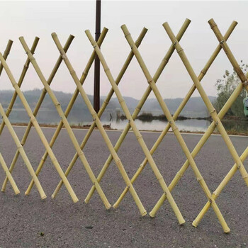 郑州中牟竹篱笆竹笆竹护栏竹篱笆