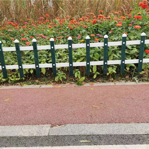 南京雨花台区pvc护栏竹栅栏竹篱笆草坪护栏绿化围栏