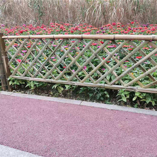 苏州相城区pvc护栏送立柱PVC塑钢护栏竹篱笆草坪护栏绿化带花园栏杆