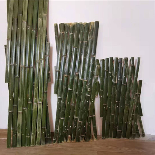 石家庄灵寿竹篱笆碳化竹栅栏竹护栏竹围栏