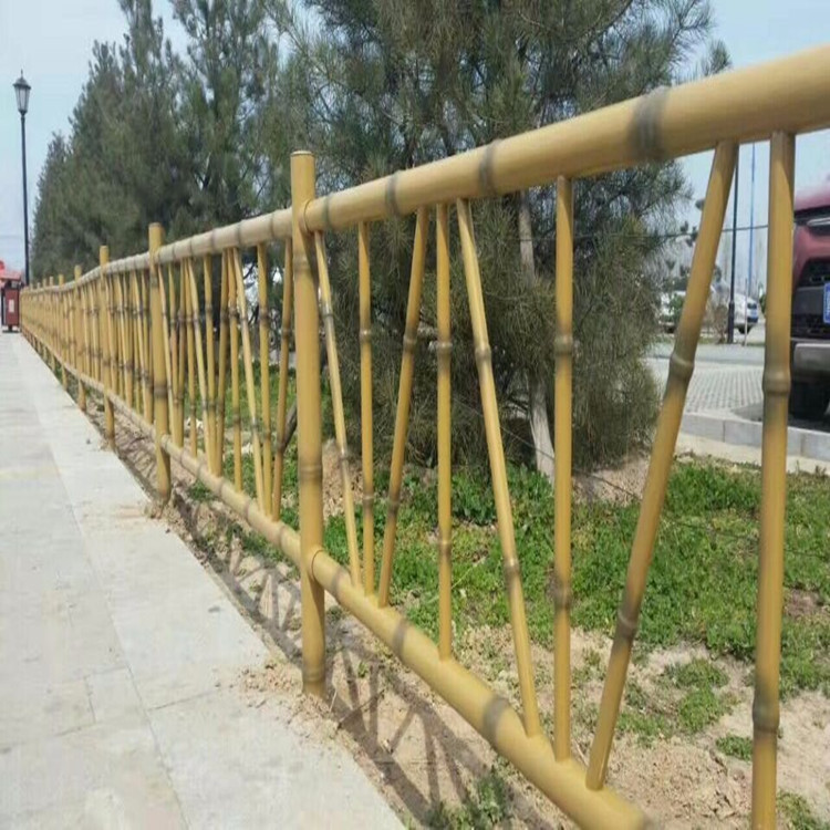 鄂州市仿竹围栏竹节围栏仿竹篱笆美丽乡村护栏