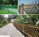 马鞍山市仿竹围栏碳化木护栏仿竹篱笆碳化木护栏