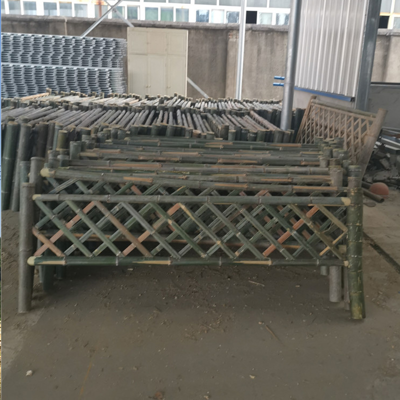 酉阳竹篱笆木护栏竹子篱笆塑钢护栏杭州下城区
