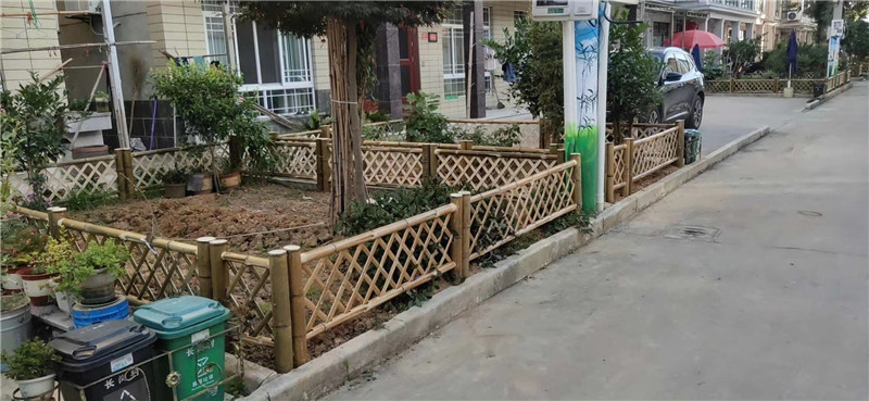 太康竹篱笆围墙护栏竹子篱笆木护栏山西忻州