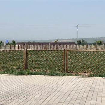 罗平竹篱笆绿化围栏竹子篱笆pvc塑钢护栏阜阳界首