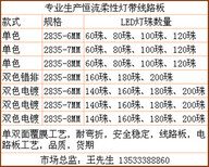 厂家LED双色软灯板现代灯线路板2835双面板图片3