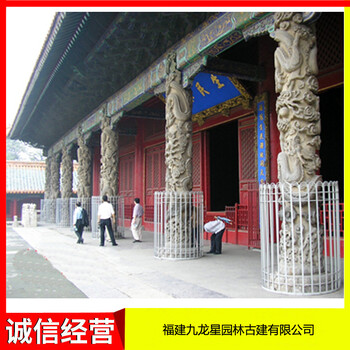 寺廟廣場(chǎng)青石龍柱批發(fā)石雕龍柱加工定制青石龍柱價(jià)格