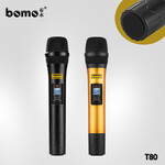 BOMO布木品牌麦克风KTV一拖二无线麦克风专业话筒T80话筒热销上市