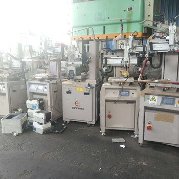 回收丝印机回收二手丝印机UV丝印机工厂整厂设备