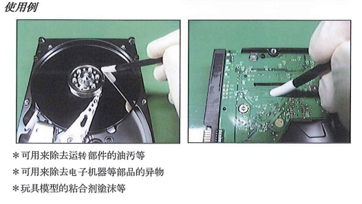 HDD硬盘光驱清洁耗材Rubystick棉签头