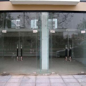 河西区安装玻璃门定做玻璃门天津
