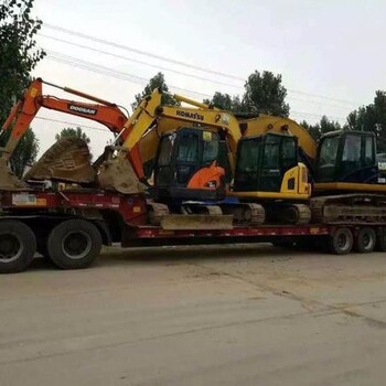 西安13米拖板车调度a西安工程机械运输a西安大件运输公司