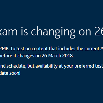 PMP考试官网消息：关于PMBOK®改版及PMP®认证考试更新有关事宜的通知