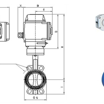 D971X对夹式电动蝶阀