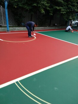 学校篮球场地坪施工