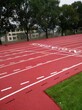 运动场塑胶跑道-预制型塑胶卷材铺设-学校运动场跑道地坪