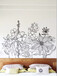 深圳墻繪家庭裝飾畫彩繪植物背景墻彩繪追夢墻繪