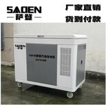 全新萨登大型汽油发电机20KW静音款图片2