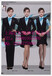 空姐馬甲襯衫裙子定做高鐵乘務員制服訂制/空乘夏季工服上海億妃服飾