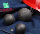 山东耐磨钢球厂家直销矿山球磨机专用锻造钢球图片