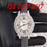 肖邦钻石手表系列18k白金真钻表