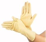 优质9寸防滑防油一次性乳胶手套供应