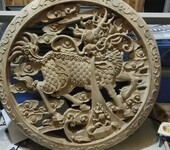 木雕龙挂件摆设_雕刻龙板价格图片_腾祥古建实木雕刻龙板工艺品