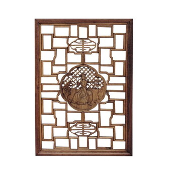 中式窗花格木花格木窗工程打造古典门窗精美雕刻