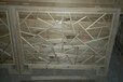 实木客厅隔断样式效果图_现代雕刻隔断屏风装修设计