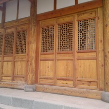 四川花格木窗-中式木門窗-實木雕花花格-中式茶樓裝修圖片