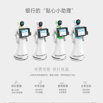 多功能智能迎宾机器人，家庭服务公共服务机器人