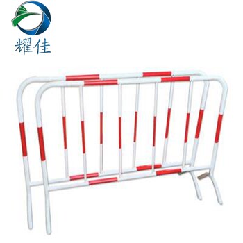道路鐵馬護(hù)欄臨時(shí)鐵馬移動(dòng)鐵馬護(hù)欄鐵馬護(hù)欄-耀佳