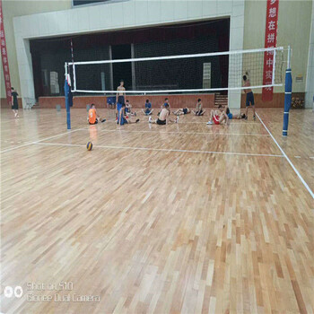 广西永福运动木地板篮球馆生产材质